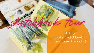 Sketchbook Tour  Art Creations Royal Talens mixed media [upl. by Serene]