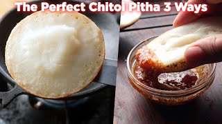 The Perfect Chitoi Pitha Recipe 3 Ways [upl. by Eciuqram]