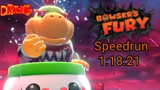 Bowsers Fury speedrun PB amiibo [upl. by Anayia177]