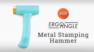 ImpressArts Ergo Angle Metal Stamping Hammer Video [upl. by Einnep937]