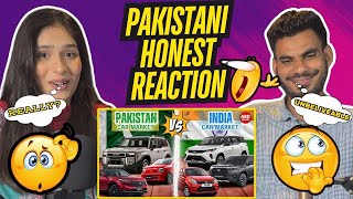 INDIA CAR MARKET VS PAKISTAN CAR MARKET  INDIAN 🇮🇳 VS PAKISTANI 🇵🇰 CARS  PAKISTANI REACTION [upl. by Adlemi710]