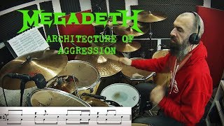 Megadeth  Architecture of Aggression  Nick Menza Drum Cover by Edo Sala [upl. by Vitalis]