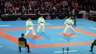 World championships 2016 kata team female final JPN vs ESP [upl. by Conney]