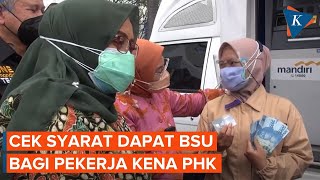 Pekerja Kena PHK Bisa Dapat BSU Ini Syaratnya [upl. by Auginahs]