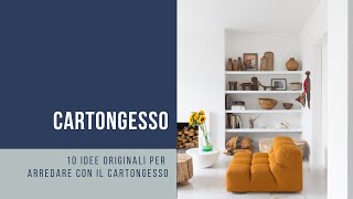 10 idee di interior design per usare il CARTONGESSO con stile [upl. by Burck]