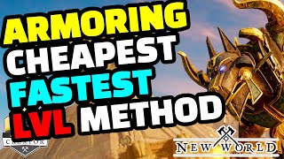 The BEST WAY to Level Armoring CHEAP in New World [upl. by Trudey]