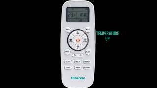 How to Use Hisense AC Remote  StepbyStep Guide [upl. by Afas]