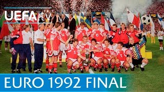 Denmark v Germany UEFA EURO 92 final highlights [upl. by Ettenwad421]