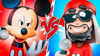 Mickey Mouse Vs Mussa  Batalha de Rap Animada [upl. by Eremahs]