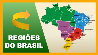 Regiões do Brasil  Localização dos estados  Mapa do Brasil [upl. by Snowman254]