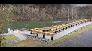 A new park for Kingsport TN with a fishing pier amp walking trail [upl. by Bussy]