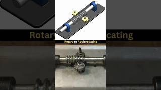 Rotary to Reciprocating Mechanism 📌 3ddesign mechanical mechanism engineering cad mech 3d [upl. by Ruthi]