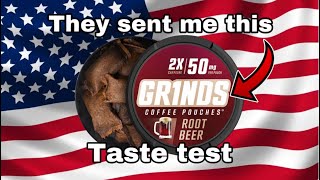 GR1NDS Root Beer pouch taste test [upl. by Russo]