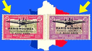 MOST VALUABLE RARE FRENCH COLONIES STAMPS of values  philately [upl. by Cartwell]