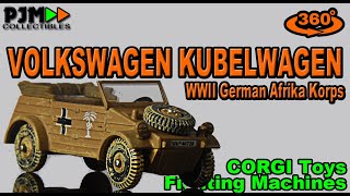 Volkswagen Kubelwagen Type 82 WWII German Afrika Korps by Corgi Toys [upl. by Emirac]