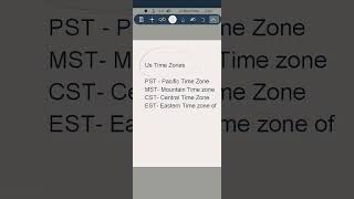 US Time Zones Time Zones in USA shorts usitstaffing [upl. by Airat]