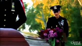 Castle  Montgomerys FuneralBeckett Gets ShotSeason 3 FinaleFinal Scenes HD [upl. by Onitnas104]