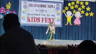 prize winning performance on mi hay koli song in oman school kids fest [upl. by Olumor]