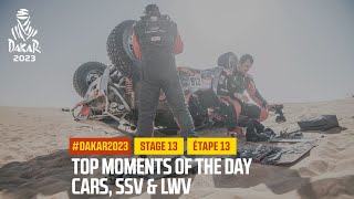 Cars Top moments  Stage 13  Dakar2023 [upl. by Konyn851]