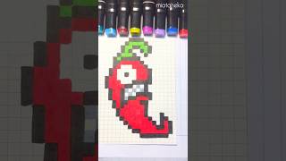 🌶Cute Pixel Art ideas pixel pixelart pixelartideas pixelarttutorial art artideas roomdecor [upl. by Xilef]