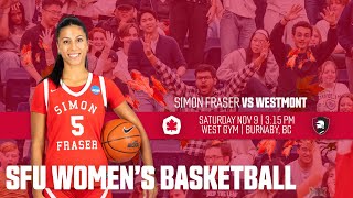 SFU Womens Basketball Red Leafs vs Westmont College  November 9th 2024 [upl. by Glen722]