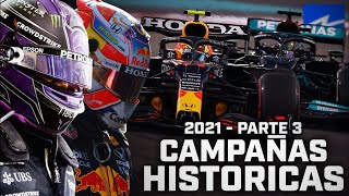 CAMPAÑAS HISTORICAS DE F1  TEMPORADA 2021 PARTE FINAL [upl. by Attikin]