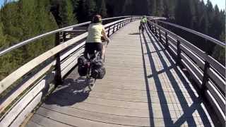 A Ride on the Cowichan Valley Trail to the Kinsol Trestle [upl. by Eneleahcim873]