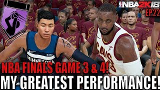 LEGENDARY PERFORMANCE NBA FINAL SERIES NBA 2K18 MyCareer Ep22 [upl. by Llenoj990]