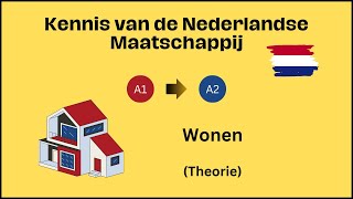 KNM Examen 2024  Wonen Theorie  A1  A2 Civic Integration inburgering [upl. by Ainerbas]