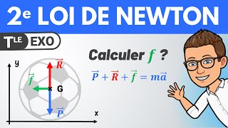 2e loi de Newton ✅ Exercice facile  Physique [upl. by Aitnas720]