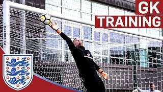 High Intensity Drills for Englands Senior Goalkeepers  Goalkeeper Training [upl. by Amron]