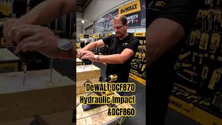 DeWALT DCF870 Hydraulic Impact Driver compared to DeWALT DCF860 on quotFOR ARCH 2024quot PVA EXPO Prague🔫 [upl. by Annahtur]