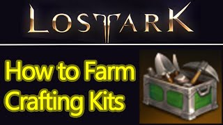 Lost Ark adept crafting kit locations guide apprentice crafting kit expert crafting kit how to get [upl. by Duester]