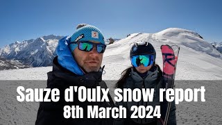 Sauze dOulx snow report [upl. by Selemas]