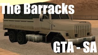 GTA SA  How to get the Military Truck Barracks [upl. by Ramoh]