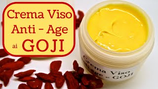 CREMA VISO ANTI AGE AI GOJI FATTA IN CASA DA BENEDETTA [upl. by Lundell]