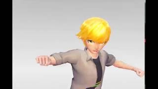 MMD x Miraculous Ladybug  Adrien Transformation French [upl. by Eirollam]