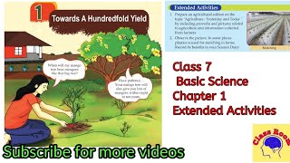 Class 7 Basic Science chapter 1 Extended Activities scert class7 new textbook Extended Activities [upl. by Marigold]