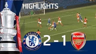 CHELSEA VS ARSENAL 21 Goals and Highlights FA Youth Cup Semi Final [upl. by Enisamoht483]