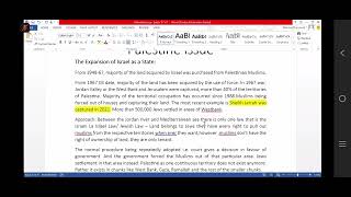 css current affairs lecture 5th by Sir Fareed NOA  Israelplaestine conflict [upl. by Nwahsal]