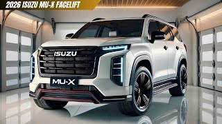 NEW MODEL 2026 Isuzu MUX Facelift Is Finally Here  FIRST LOOK [upl. by Sutniuq]