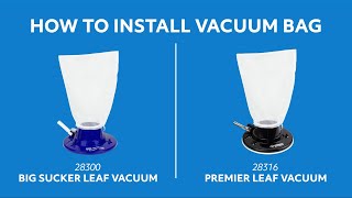 How To Install A Vacuum Bag from Poolmaster Inc [upl. by Refanej]