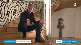 Escalier dart lébéniste Paul Aristégui réalise un modèle unique [upl. by Nilok]