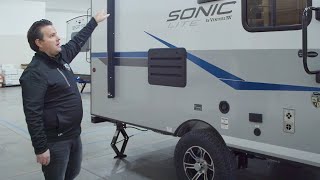 2022 Venture RV Sonic Lite SL160VBH UltraLite Travel Trailer Exterior [upl. by Oirifrop]