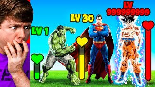 Marvel vs DC vs Dragon Ball Z POWER LEVELS Reaction [upl. by Nwahshar728]