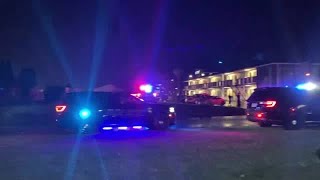 WATCH NOW Police investigating scene at Merrillville hotel [upl. by Lanam]