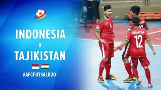 Indonesia 5 VS 3 Tajikistan  AFC Futsal Championship 2017 U20 [upl. by Justino661]