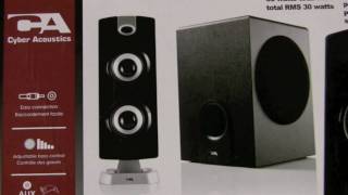 Cyber Acoustics CA3602 55 Speaker System [upl. by Eiten203]