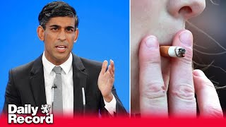 Rishi Sunak announces crackdown on smoking for young people [upl. by Llien]