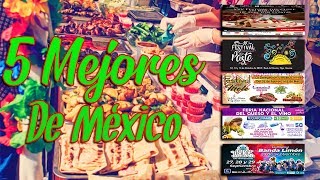 5 mejores festivales de comida mexicana [upl. by Stephine]